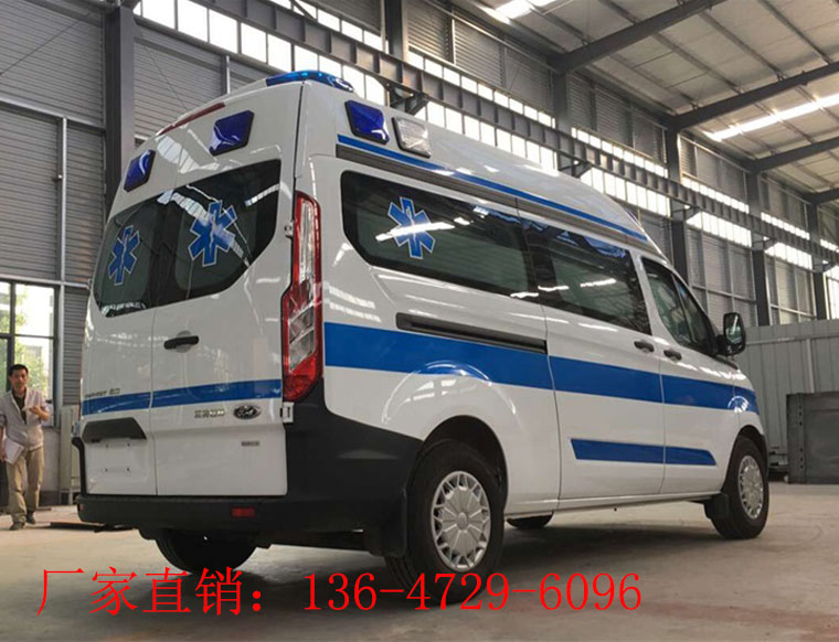 江铃福特全顺V362高蓝监顶护型救护车